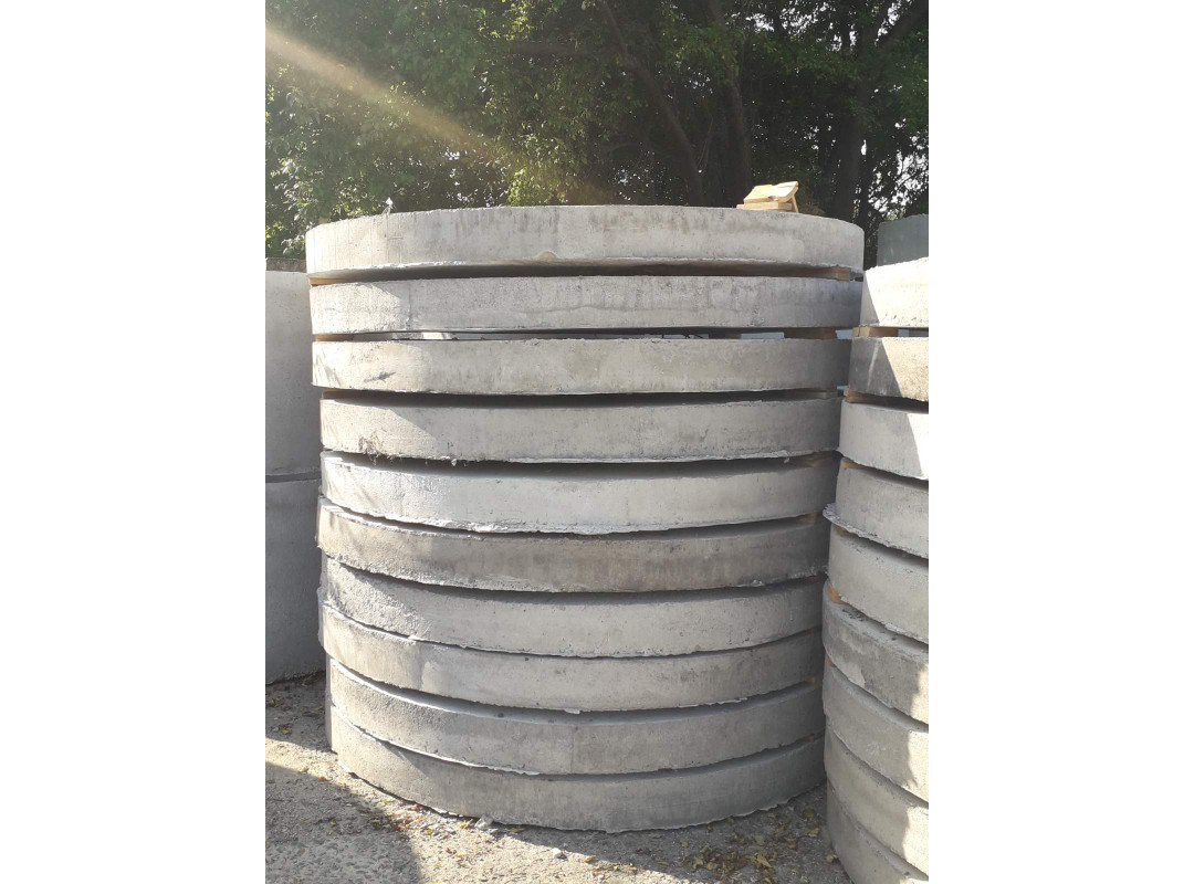 Продаж бетонних кілець та кришок різних діаметрів у Луцьку та Луцькому районі
